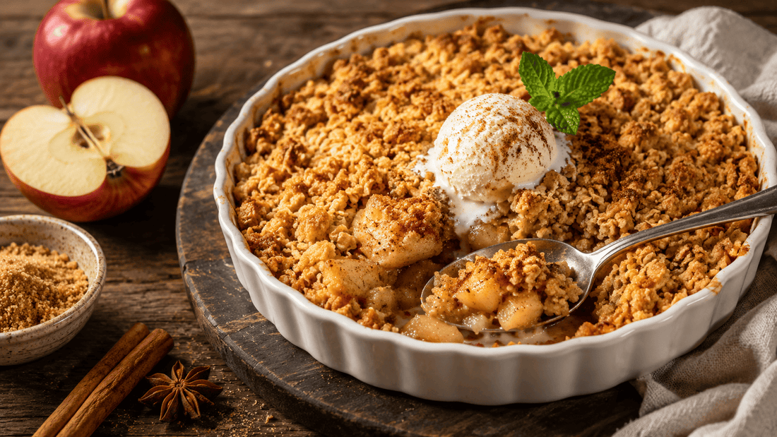 Apple-Crumble vom Grill