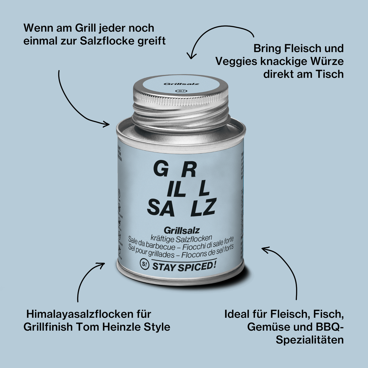 Grillsalz – kräftige Salzflocken