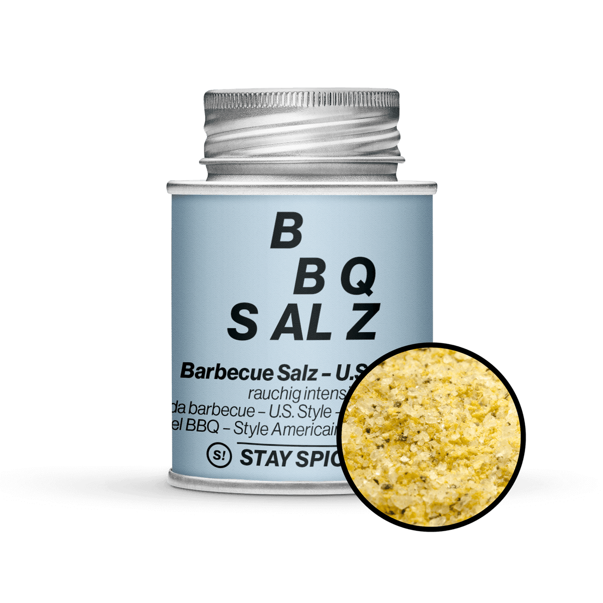 BBQ-Salz – US-Style, rauchig intensiv – STAY SPICED!