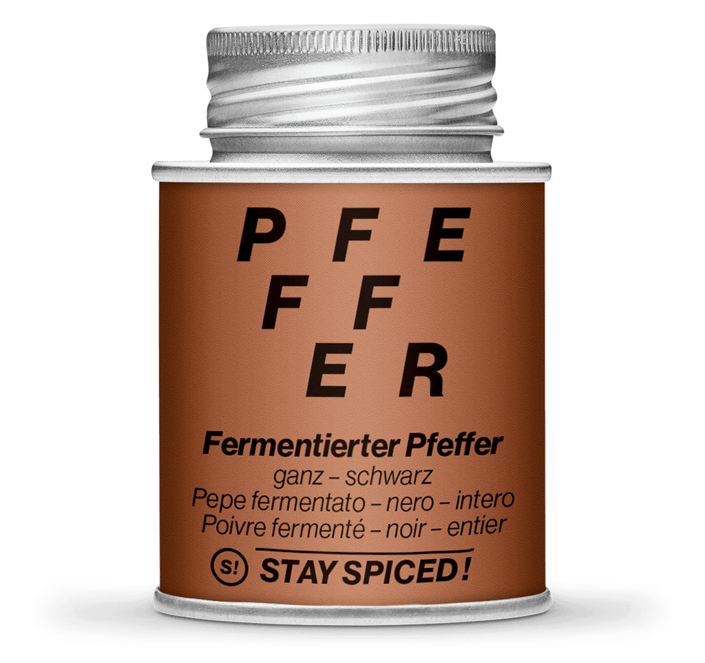 Fermentierter Pfeffer – schwarz, ganz