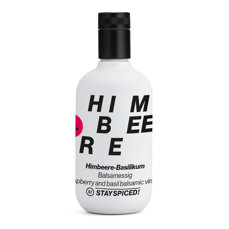 Himbeer-Basilikum Balsamessig – STAY SPICED!