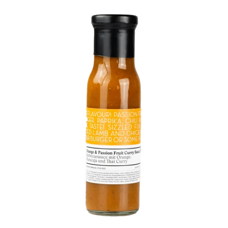 Orange & Passion Fruit Curry Sauce